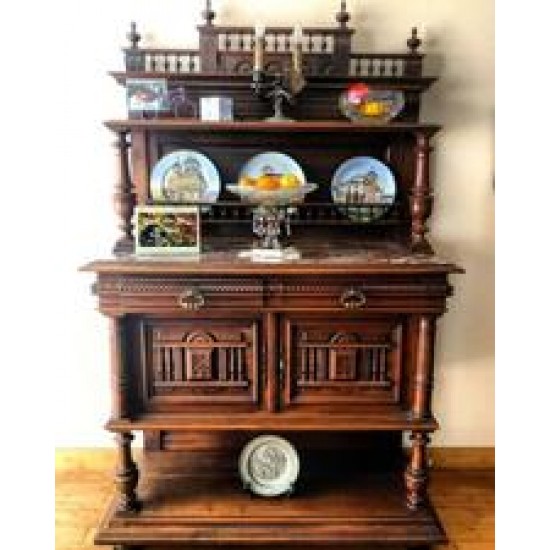 Marble Desert Buffet Sideboard Cabinet