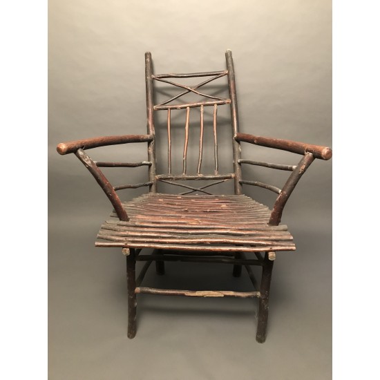 Rustic Hickory Arm Chair