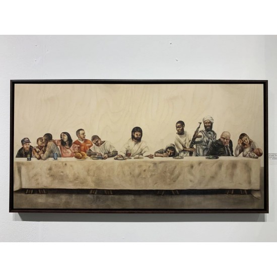 LAST SUPPER BIRCH WOOD PRINT