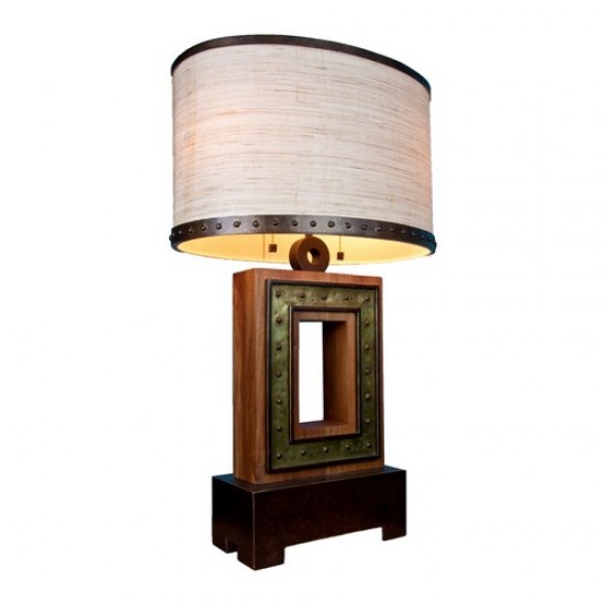 Aspen 2 Light Square Table Lamp