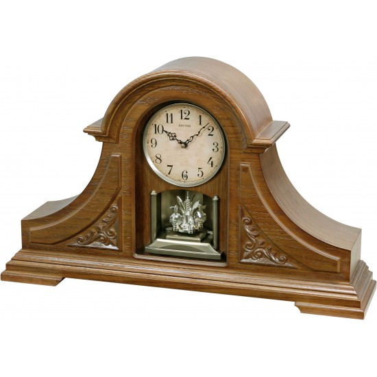 Joyful King Mantel-Wooden Musical Clock