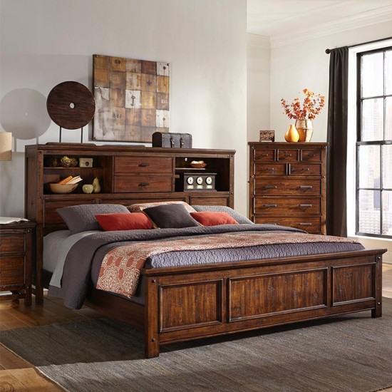 WOLF CREEK BOOKCASE BED